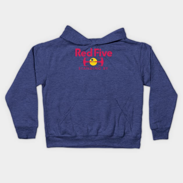 Red Five Standing By Kids Hoodie by DesignWise